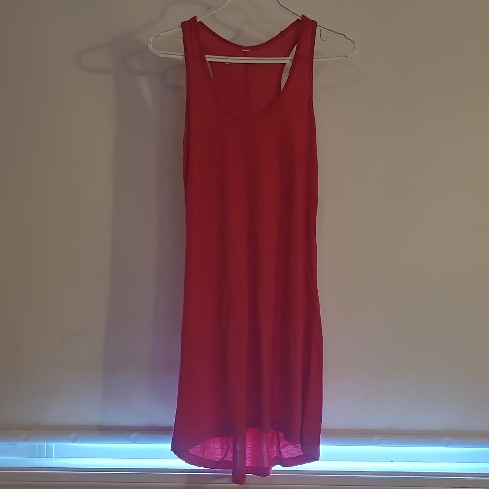 Red Sleeveless Dress